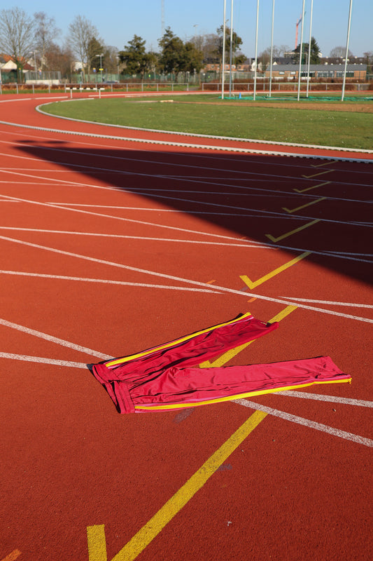 track pants - red