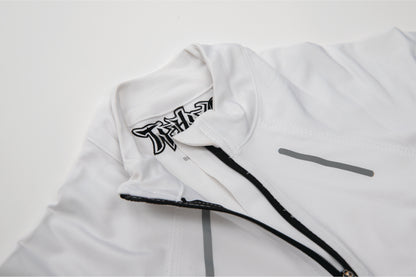 WHITE LIMITED ZIPPER LONGSLEEVE